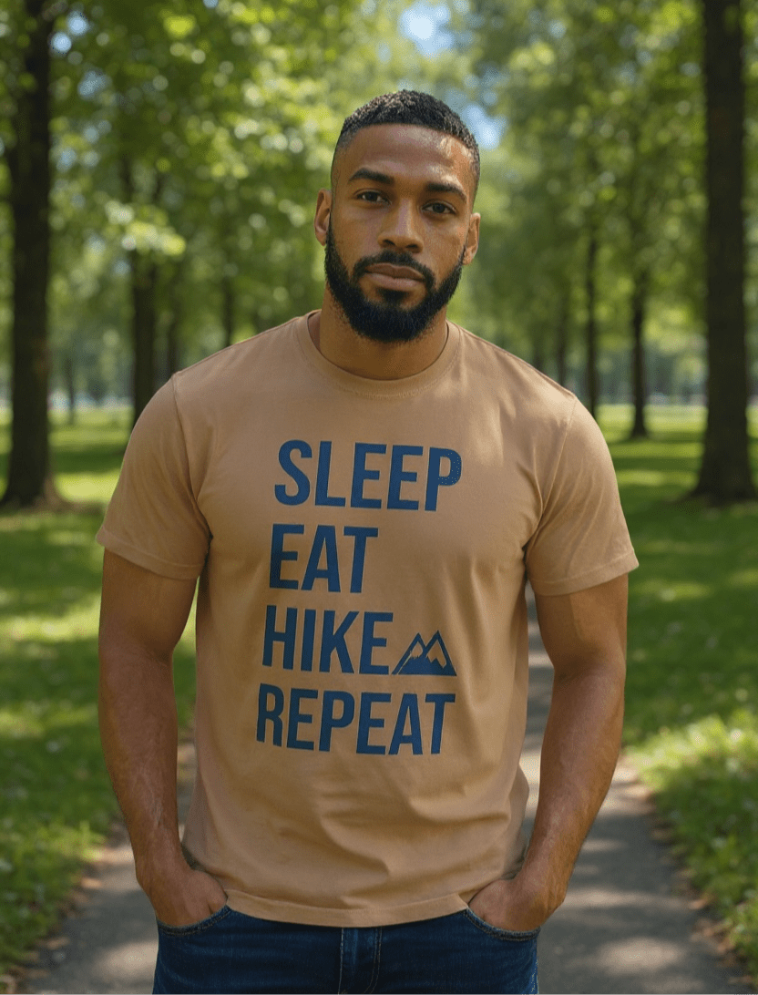 Sleep Eat Hike Repeat Tee - Waterfallower - Shirt