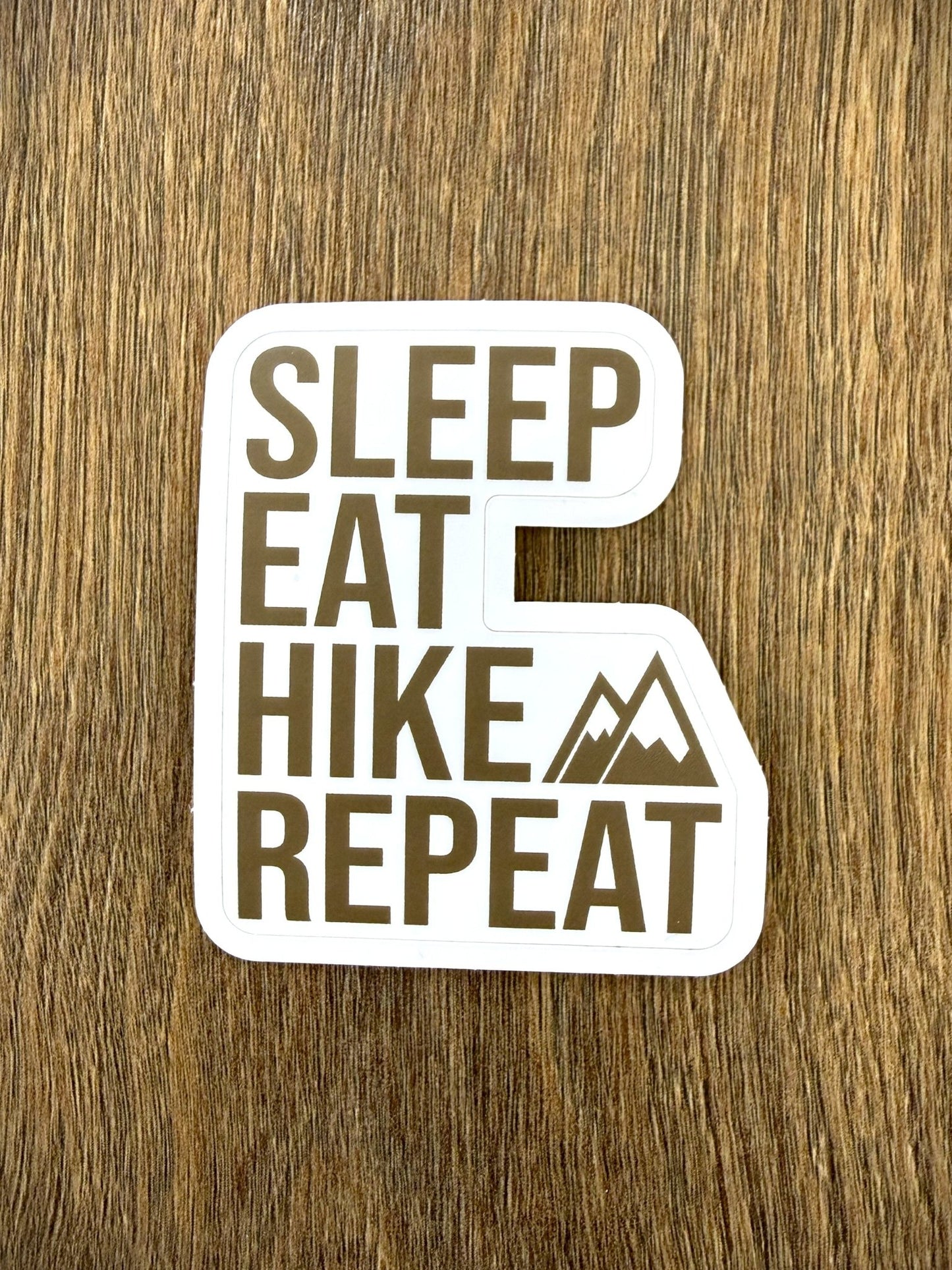 Sleep Eat Hike Repeat Sticker - Waterfallower -