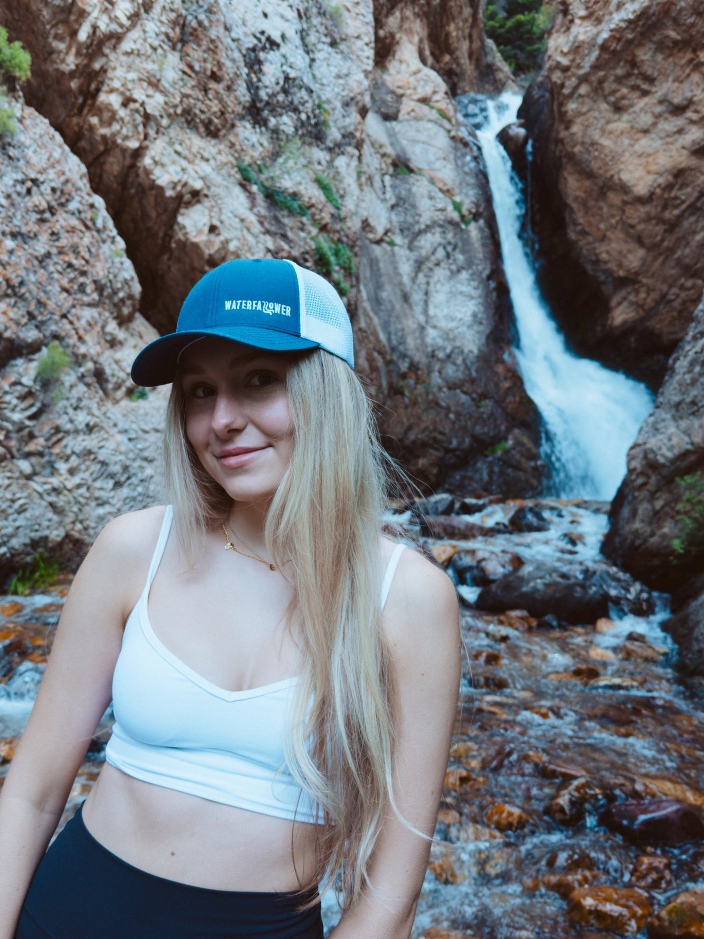Embroidered Waterfallower Hat - Waterfallower - Hat