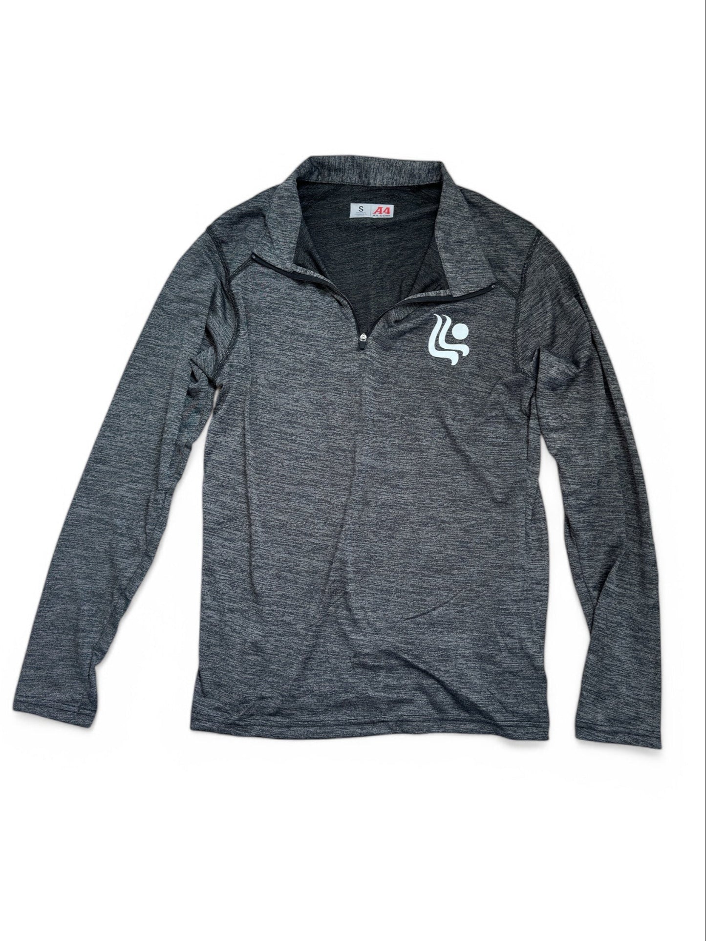 Gray Waterfallower Lightweight Quarter Zip