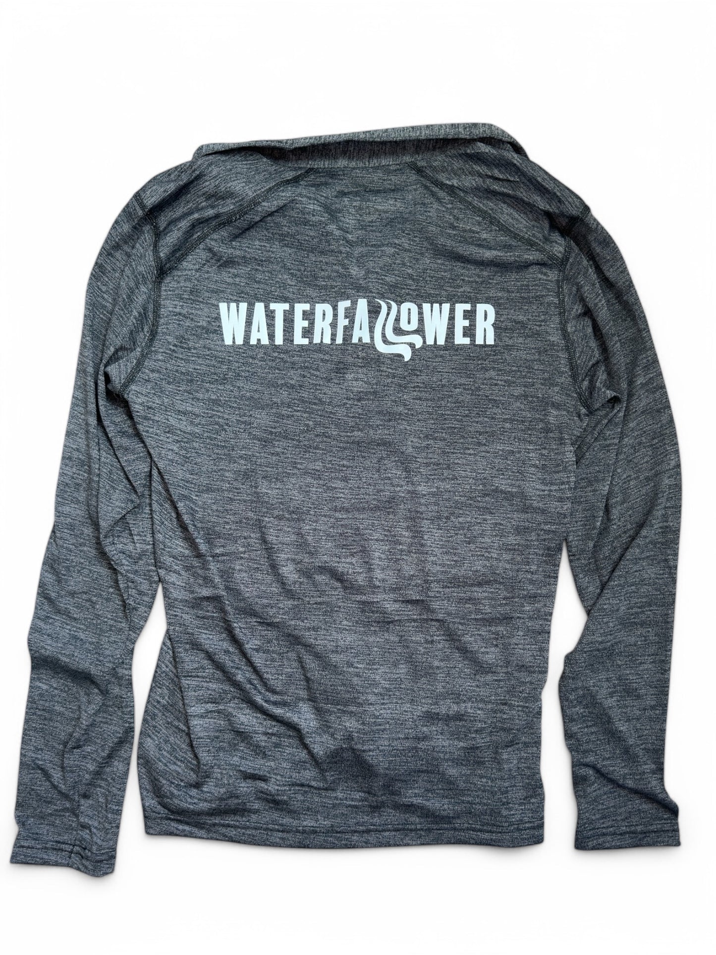 Gray Waterfallower Lightweight Quarter Zip