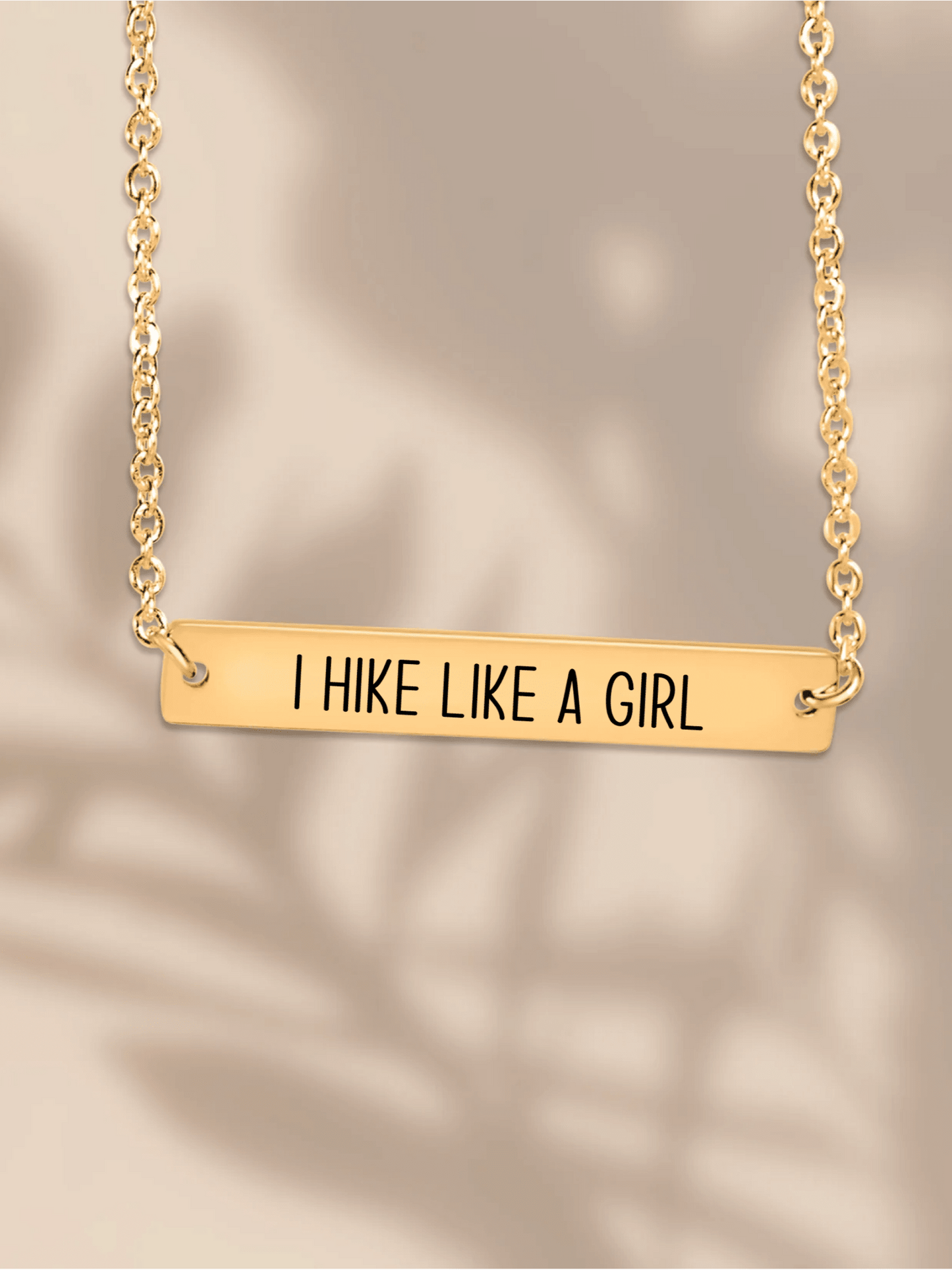 I HIKE LIKE A GIRL Necklace - Waterfallower - Jewelry