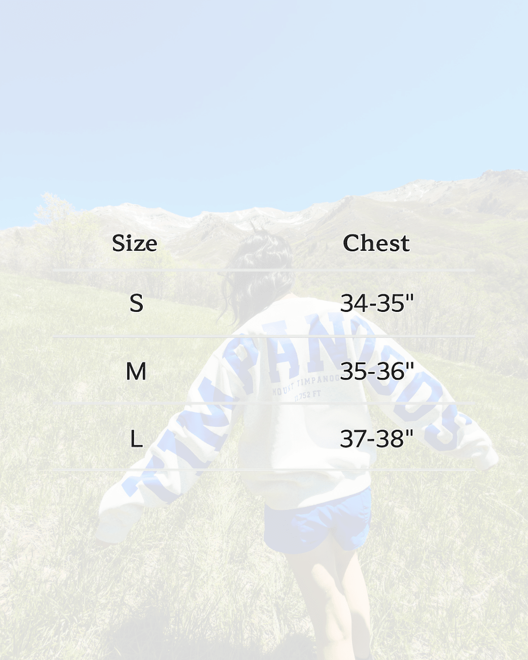 TIMPANOGOS Oversized Crewneck Sweatshirt - Waterfallower - Jacket