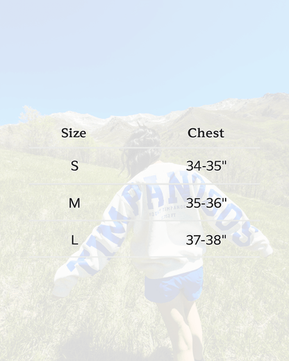 TIMPANOGOS Oversized Crewneck Sweatshirt - Waterfallower - Jacket