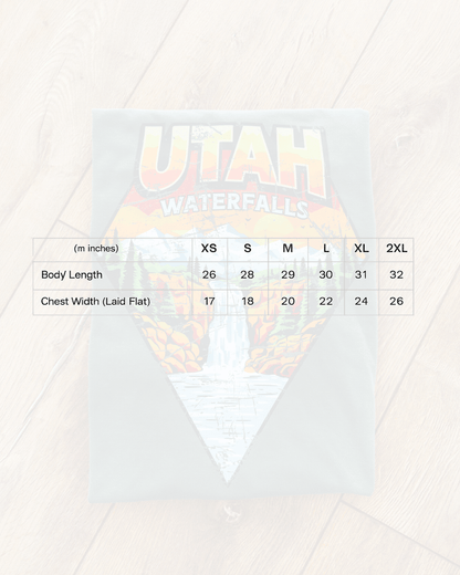 Men's Utah Waterfalls List Tee - Waterfallower - Shirt