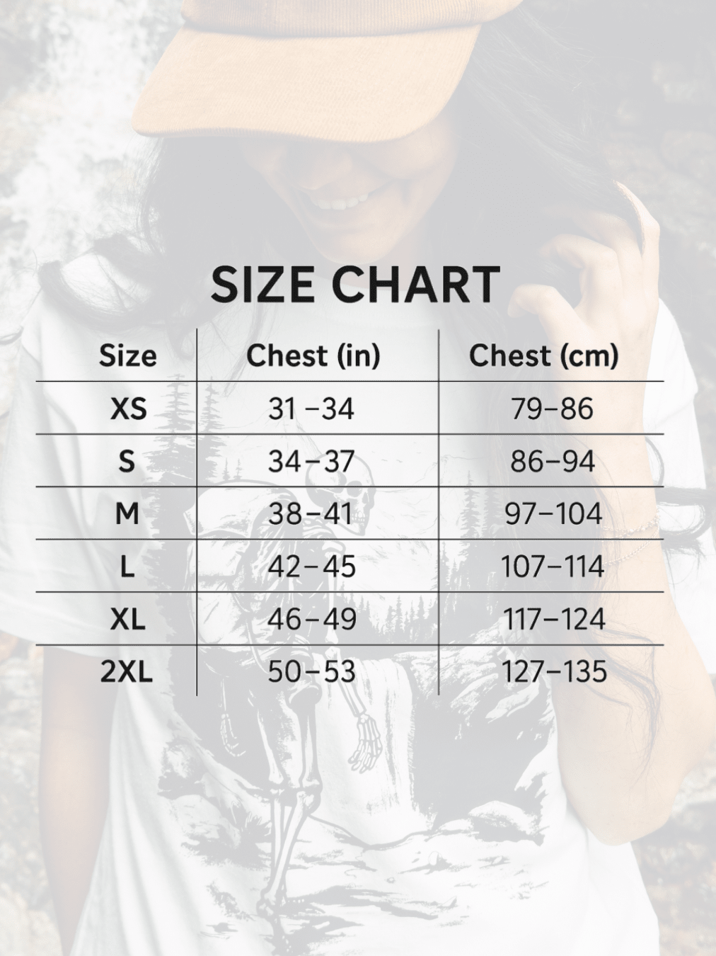 Hiking Skeleton Oversized Drop - shoulder Tee - Waterfallower - Shirt