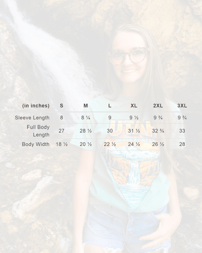 Utah Waterfalls List Tee - Waterfallower - Shirt