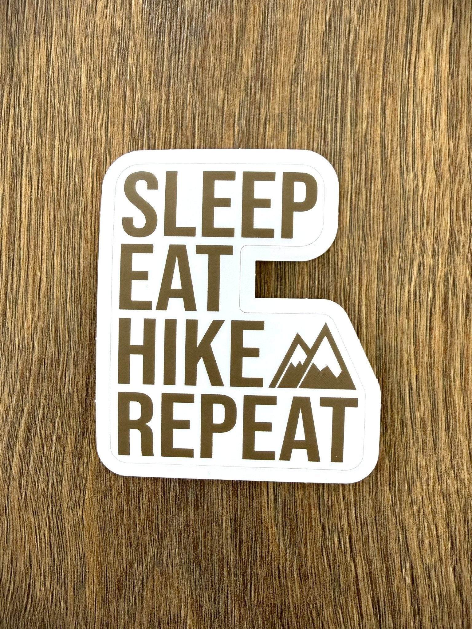 Sleep Eat Hike Repeat Sticker - Waterfallower - 