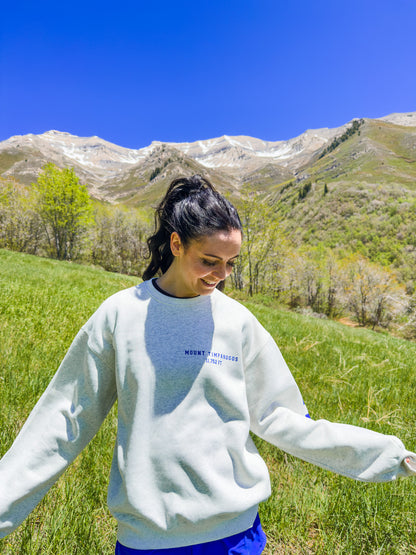 TIMPANOGOS Oversized Crewneck Sweatshirt - Waterfallower - Jacket