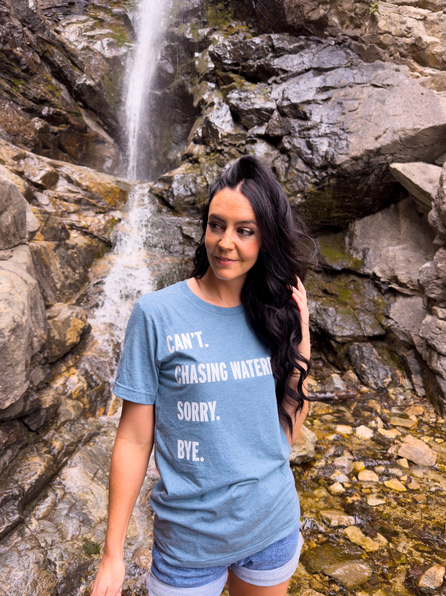 Can't. Chasing Waterfalls. Sorry. Bye.