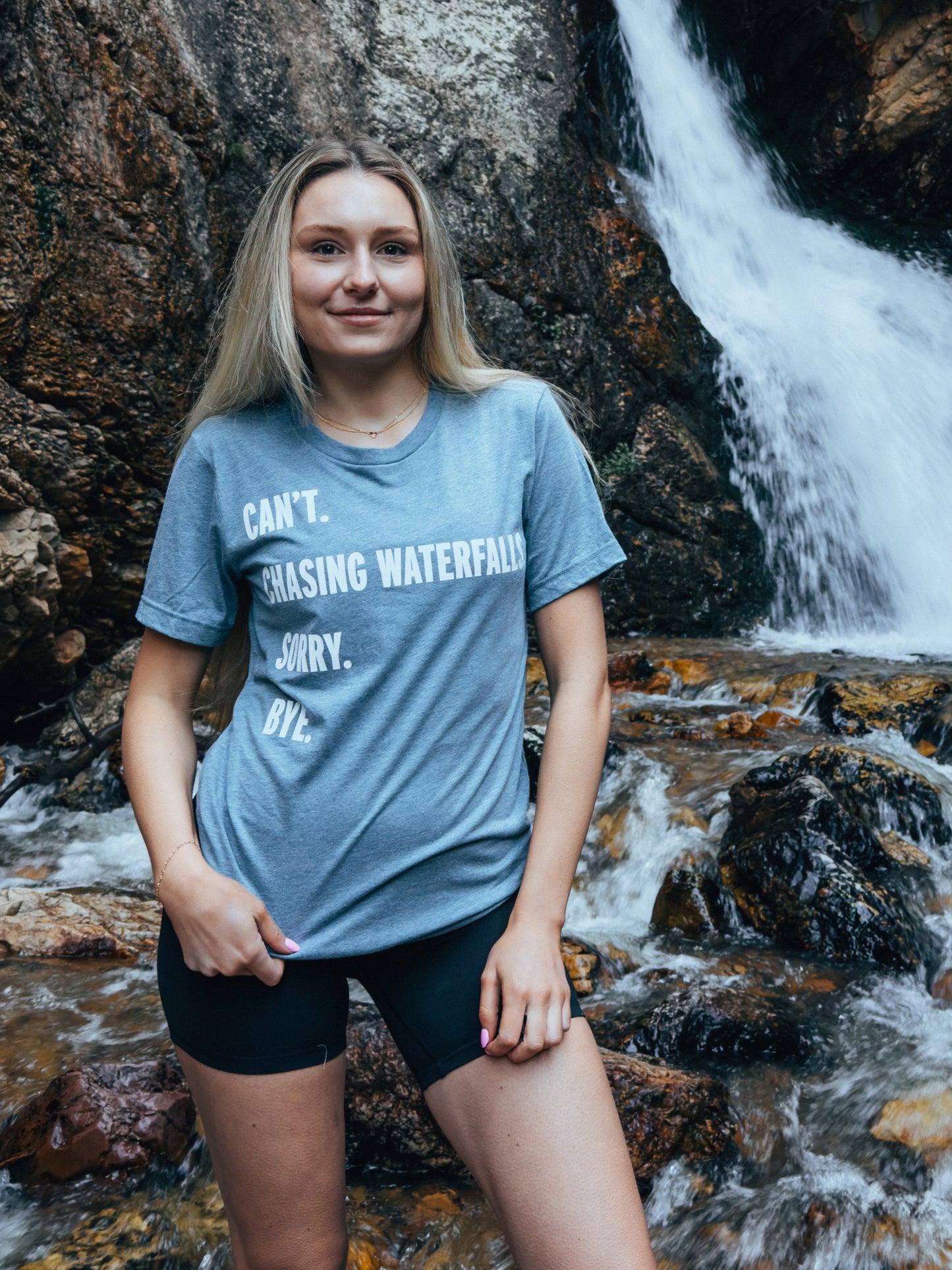 Can't. Chasing Waterfalls. Sorry. Bye.
