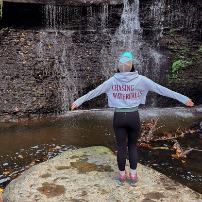 Gray Cropped Sweatshirt