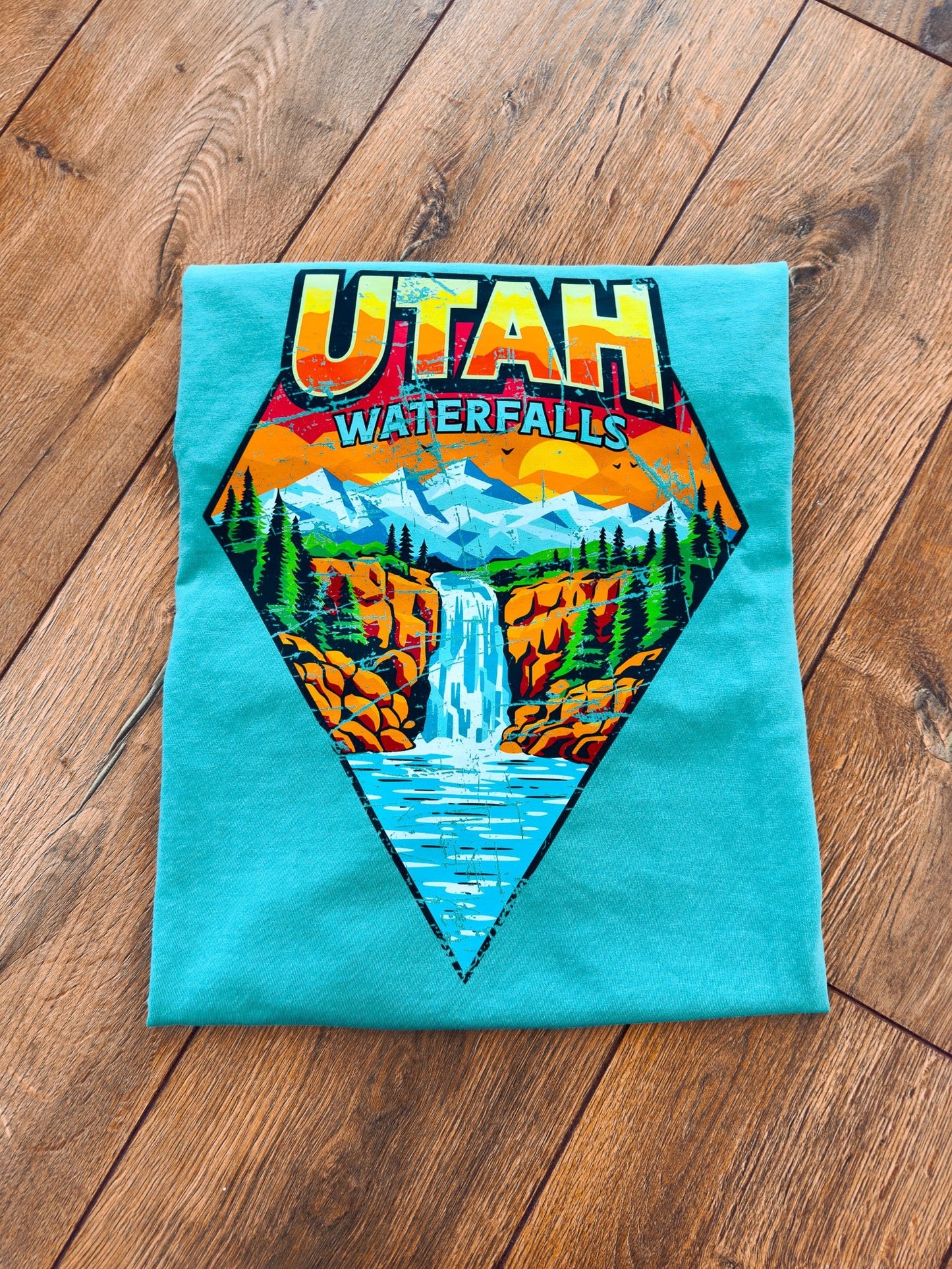 Utah Waterfalls List Tee - Waterfallower - Shirt