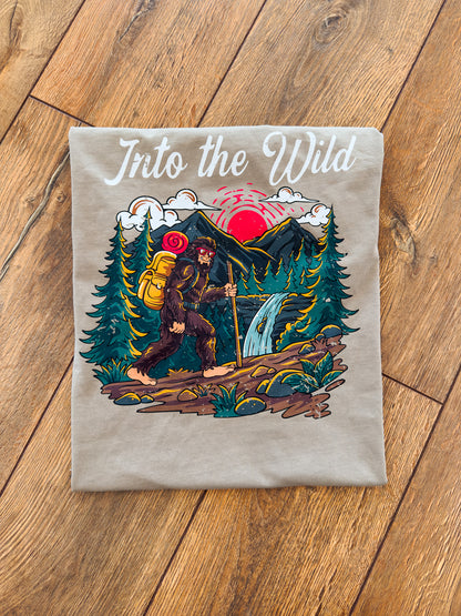 Into the Wild Bigfoot Outdoor Tee - Waterfallower - Shirt