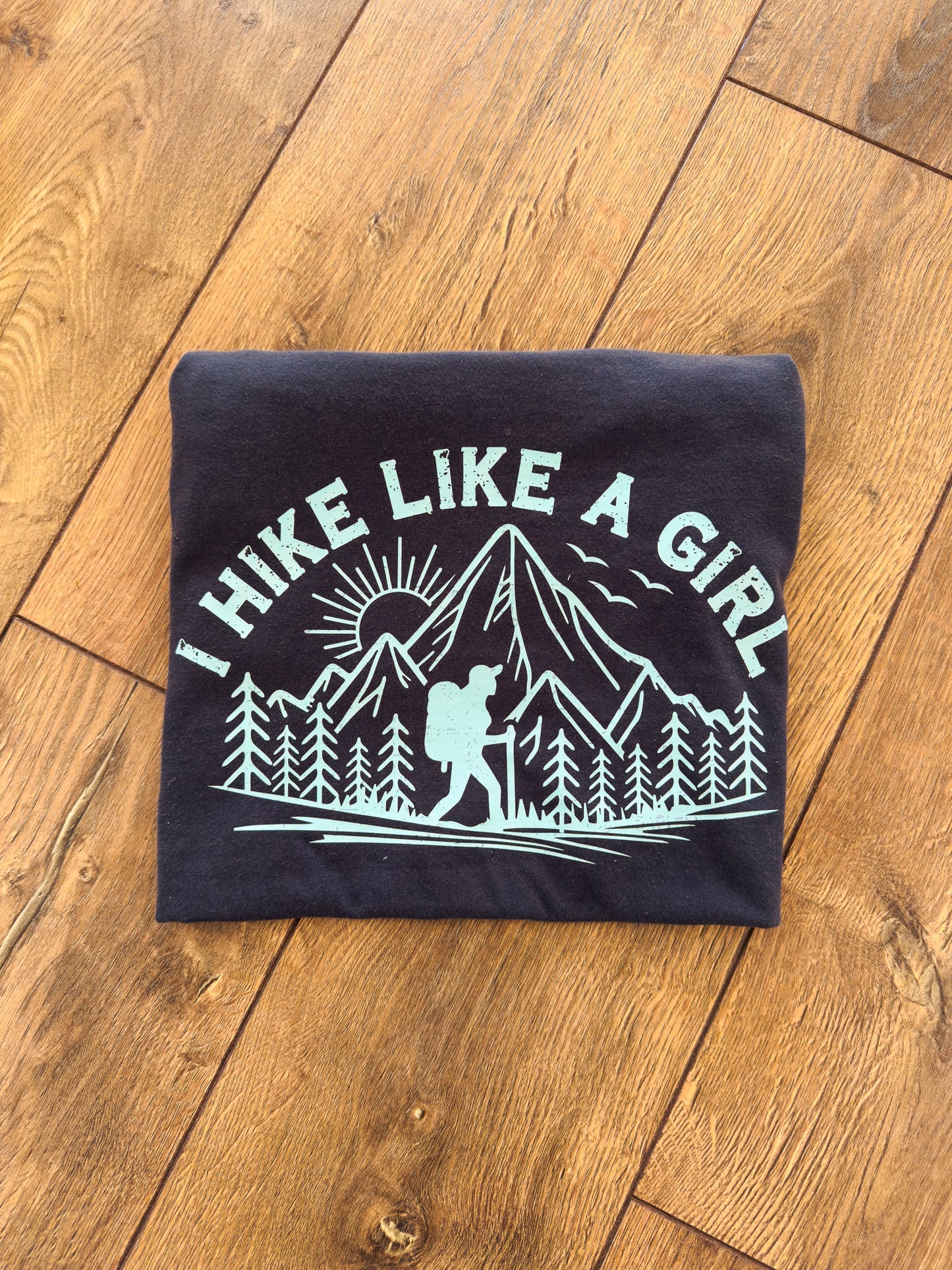 I Hike Like a Girl Tee - Waterfallower - Shirt