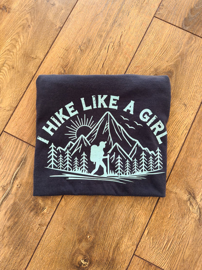I Hike Like a Girl Tee - Waterfallower - Shirt