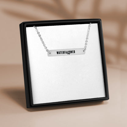 Waterfallower Bar Necklace