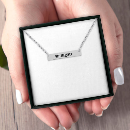 Waterfallower Bar Necklace