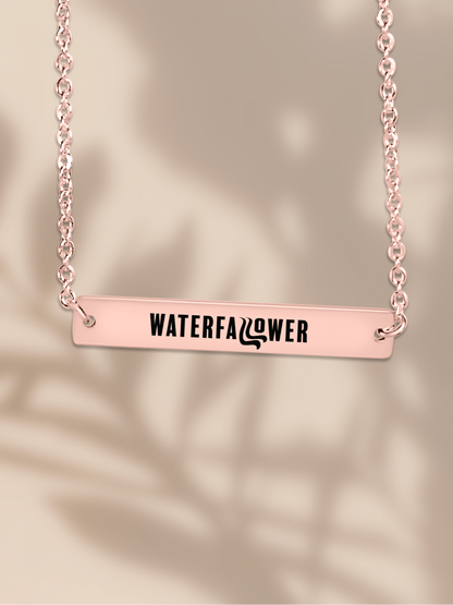 Waterfallower Bar Necklace